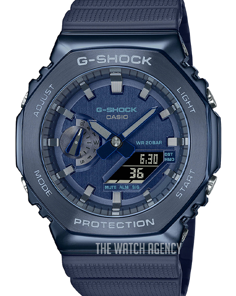 Casio G-Shock Blue/Resin plastic Ø44.4 mm