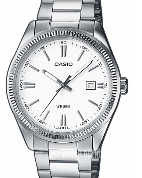 Casio Collection White/Steel Ø39 mm