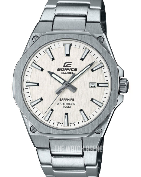 Casio Edifice White/Steel Ø39.9 mm