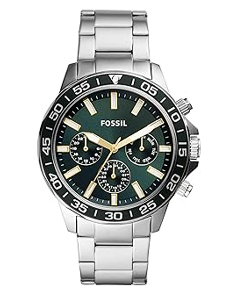 Fossil Bannon Analog Green Dial Men's Watch