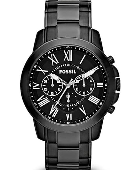 Fossil Grant Chronograph Analog Black Dial Men's Watch