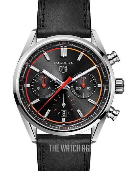 TAG Heuer Carrera Black/Leather Ø42 mm