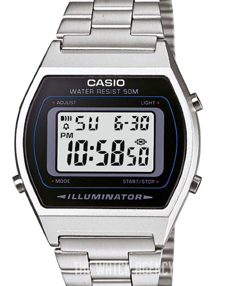 Casio Collection LCD-screen/Steel 38.9x35 mm