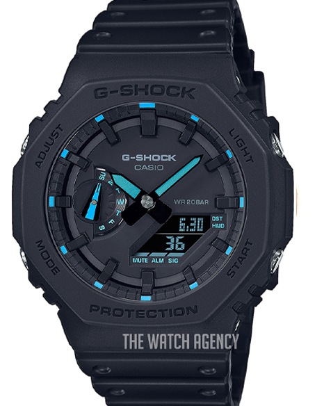 Casio G-Shock Black/Resin plastic Ø45.4 mm