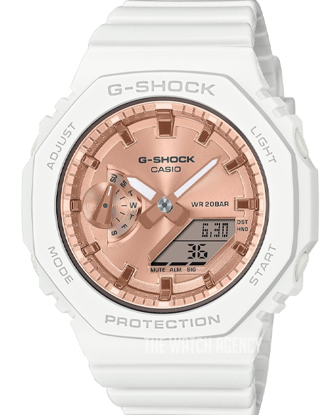 Casio G-Shock Rose gold colored/Resin plastic 48.5x45.4 mm