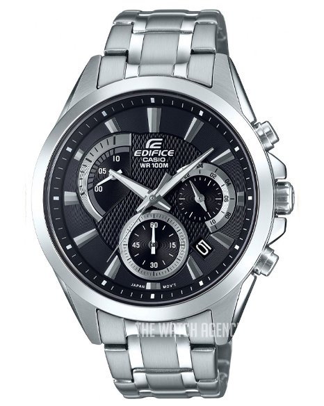 Casio Edifice Black/Steel Ø43.8 mm