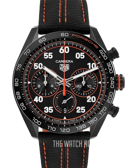 TAG Heuer Carrera Black/Rubber Ø44 mm