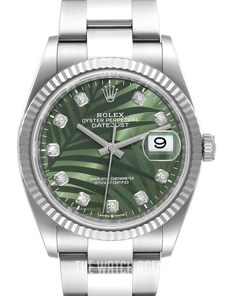 Rolex Datejust 36 Green/Steel Ø36 mm