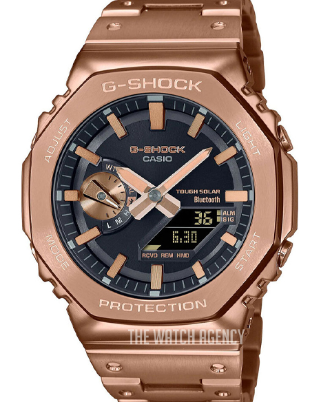 Casio G-Shock Grey/Rose gold colored steel Ø44.4 mm