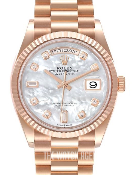 Rolex Day-Date 36 White/18 carat rose gold Ø36 mm