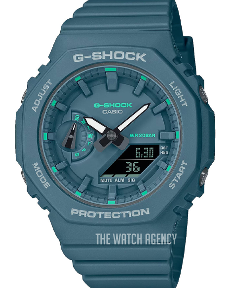 Casio G-Shock Green/Resin plastic Ø43 mm