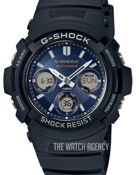 Casio G-Shock Blue/Resin plastic Ø46 mm