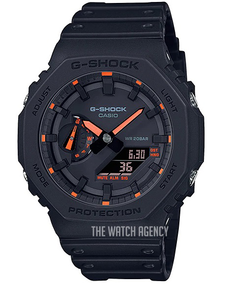 Casio G-Shock Black/Resin plastic Ø45.4 mm